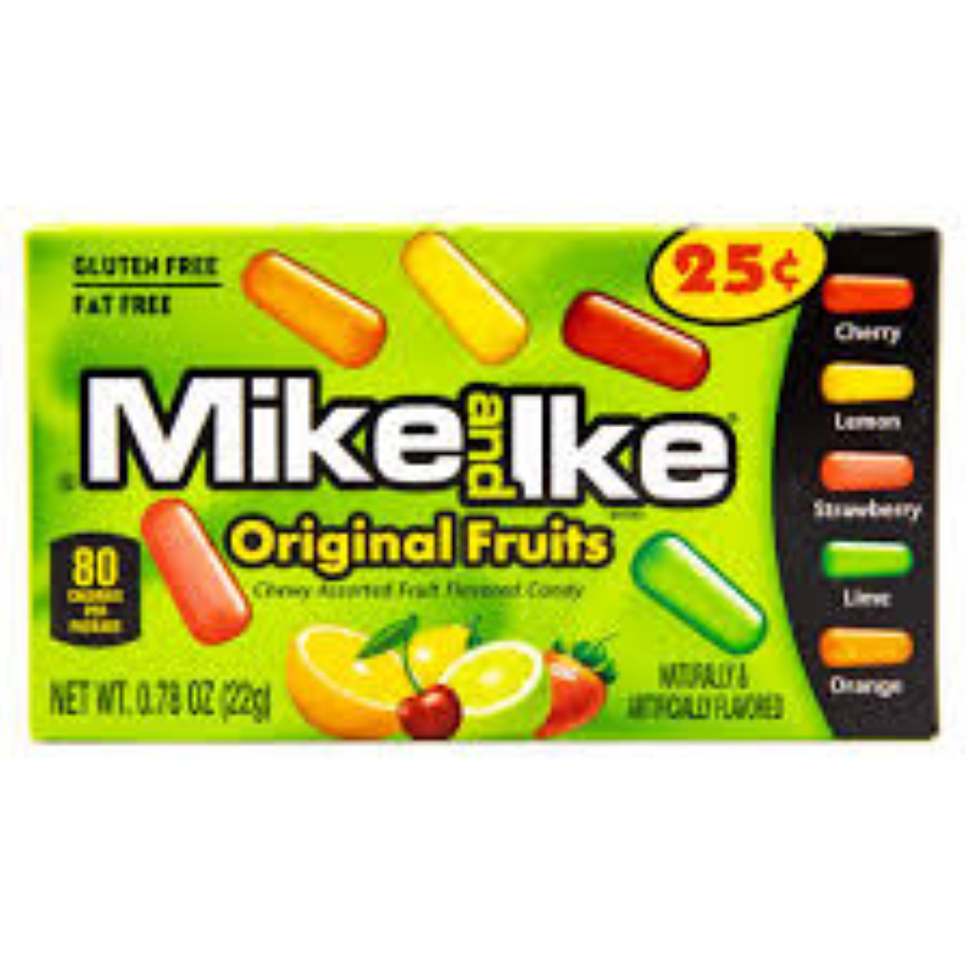 MIKE AND IKE ORIGINAL FRUITS 22G